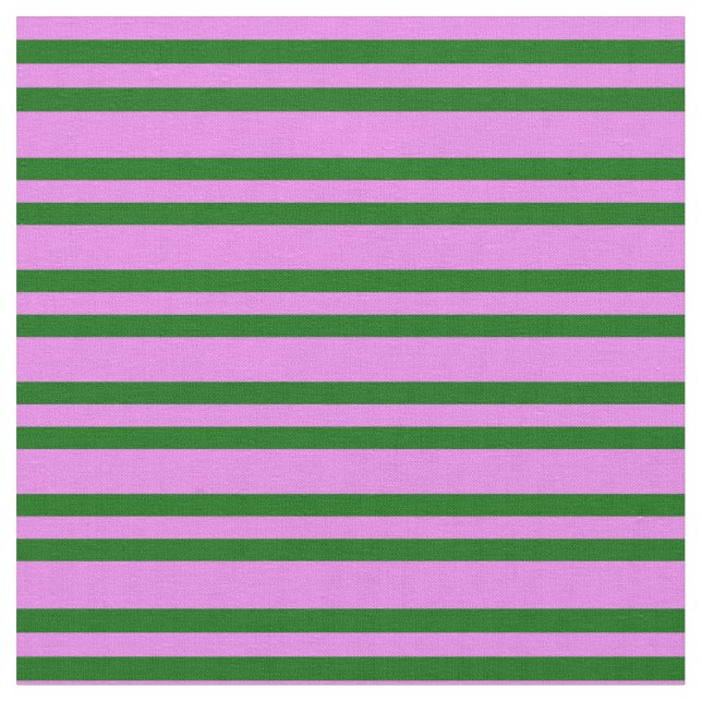 Tissu Violet & Motif de couleur vert foncé (Fermer)