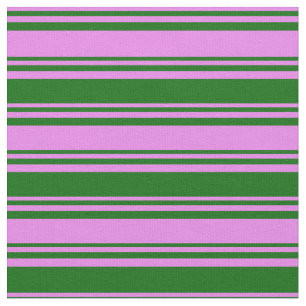 Tissu Violet & Vert foncé Motif des rayures