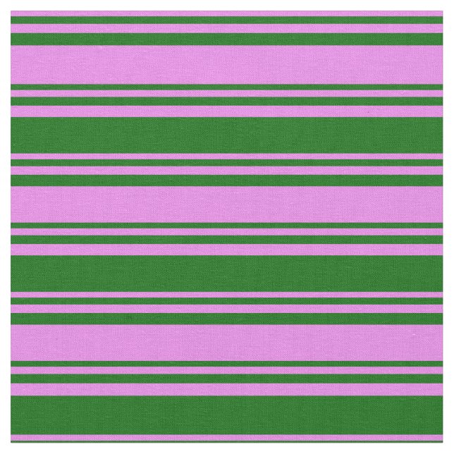 Tissu Violet & Vert foncé Motif des rayures (Fermer)
