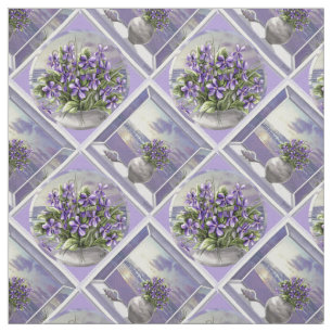 Tissu violettes dans un bocal de lune