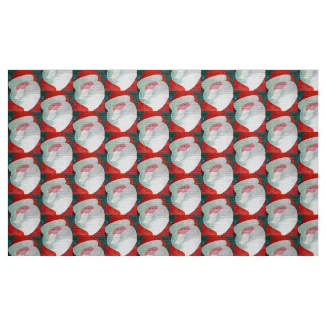 Tissu visage père Noël (Fat Quarter)