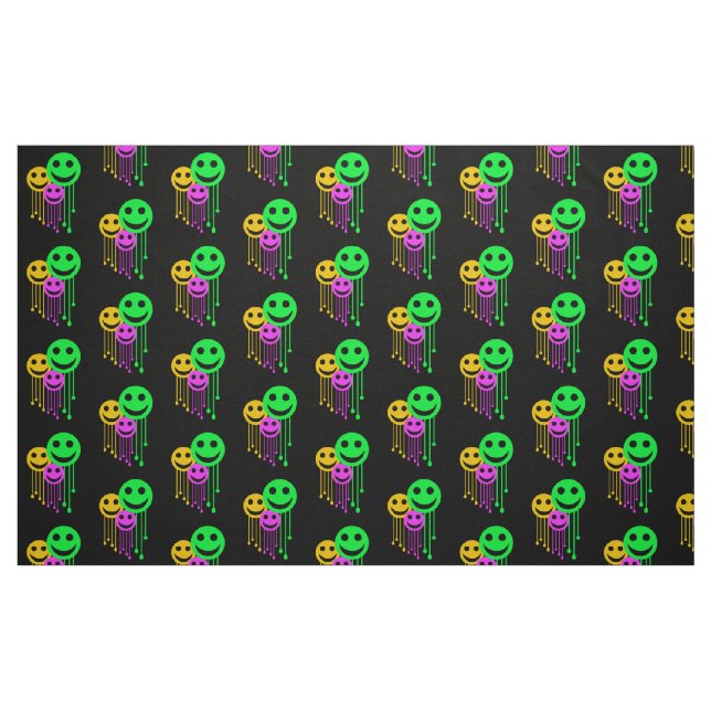Tissu Visages souriants (Fat Quarter)