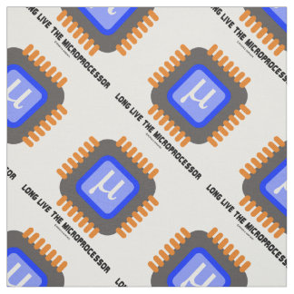 Tissu Vive L'Humour Geek Microprocesseur Microchip