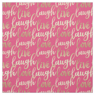 Tissu Vivent l'amour de rire