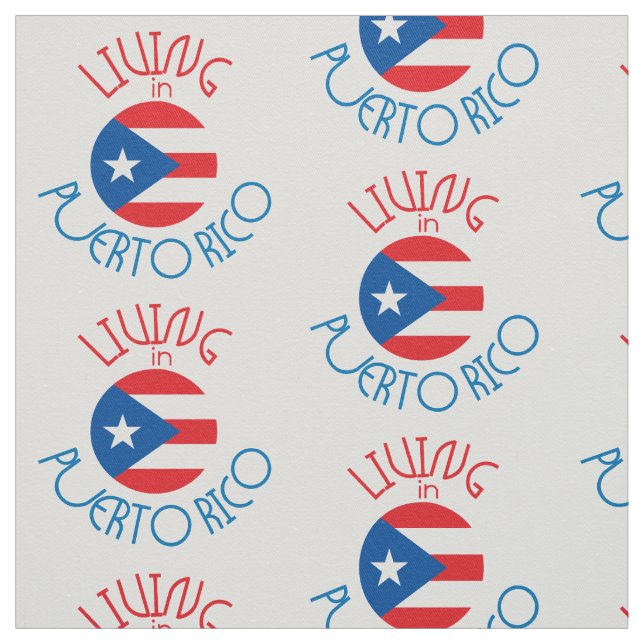 Tissu Vivre à Porto Rico (Échantillon)