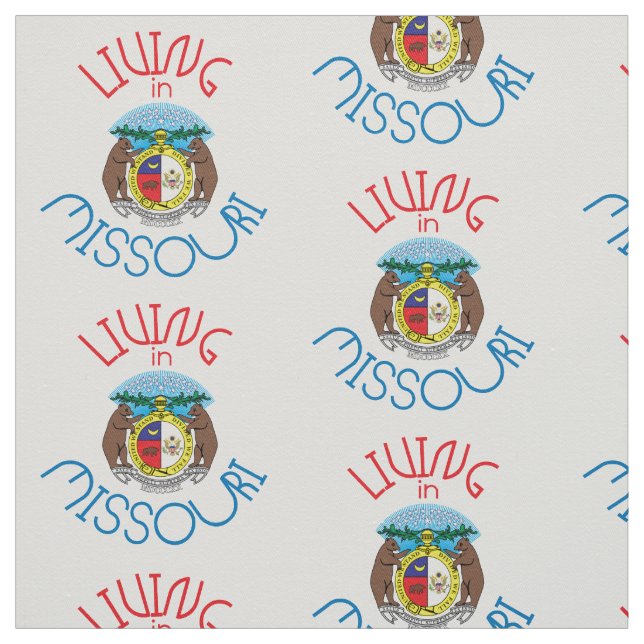 Tissu Vivre dans le Missouri (Échantillon)