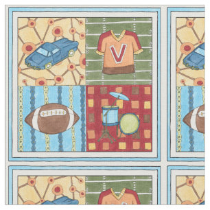 Tissu Voiture, le Jersey, football et kit de tambour