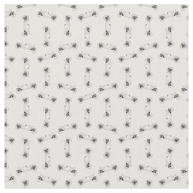 Tissu Voitures à l'ancienne Imprimer Motif PERSONNALISÉ  (Fermer)