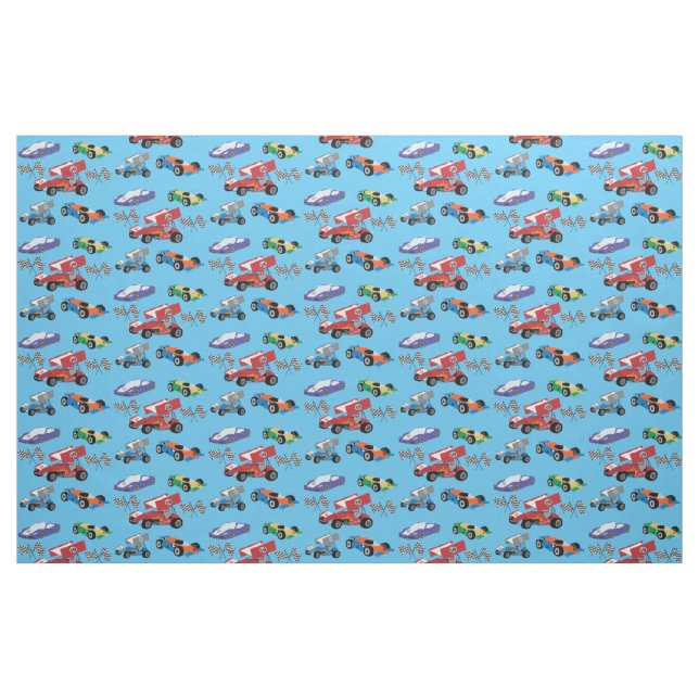 Tissu Voitures de course (Fat Quarter)