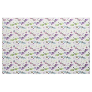 Tissu Vol de libellules