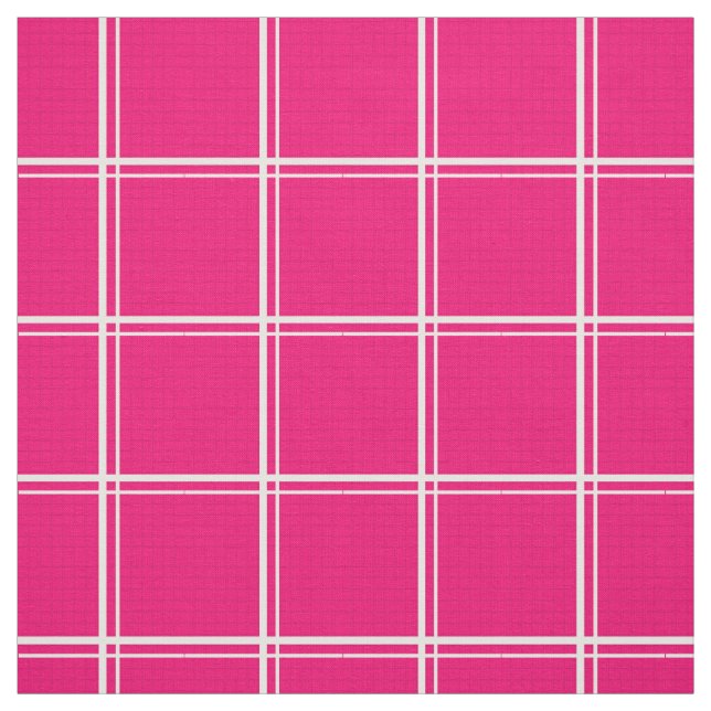 Tissu Volet Windows rose Plaid (Échantillon)