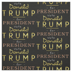 Tissu Votez Donald Trump pour le président républicain M