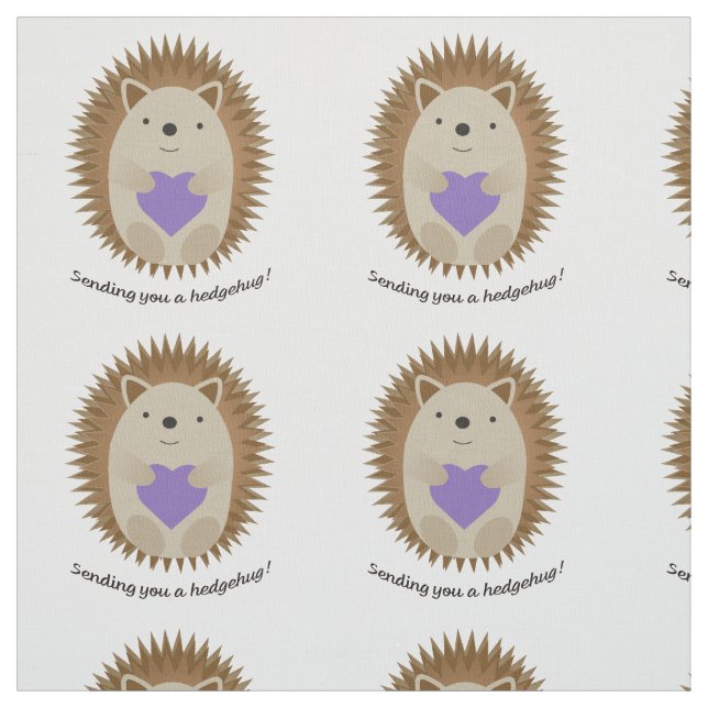 Tissu Vous envoyer un hérisson de Hedgehug (Échantillon)