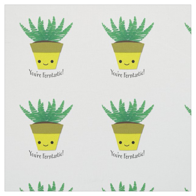 Tissu Vous êtes Ferntastic Fern (Échantillon)