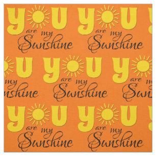Tissu Vous êtes mon soleil