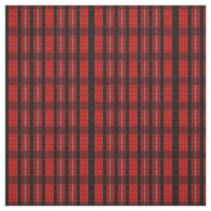 Tissu Vrai Motif rouge