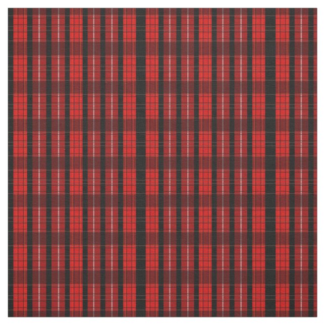 Tissu Vrai Motif rouge (Échantillon)