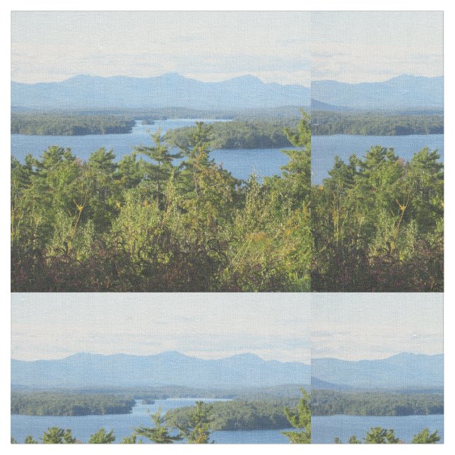 Tissu Vue impressionnante de winnipesaukee de lac (Fermer)