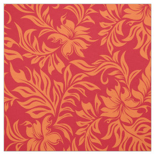 Tissu Waikiki Hibiscus Hawaiian Pareau Floral