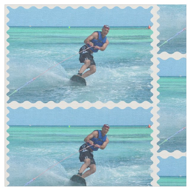 Tissu Wakeboarding dans les tropiques (Fermer)