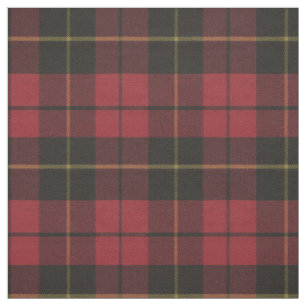 Tissu Wallace Red Patiné Original Tartan écossais