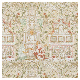 Tissu Walter Crane vintage La Maison Que Jack A Construi