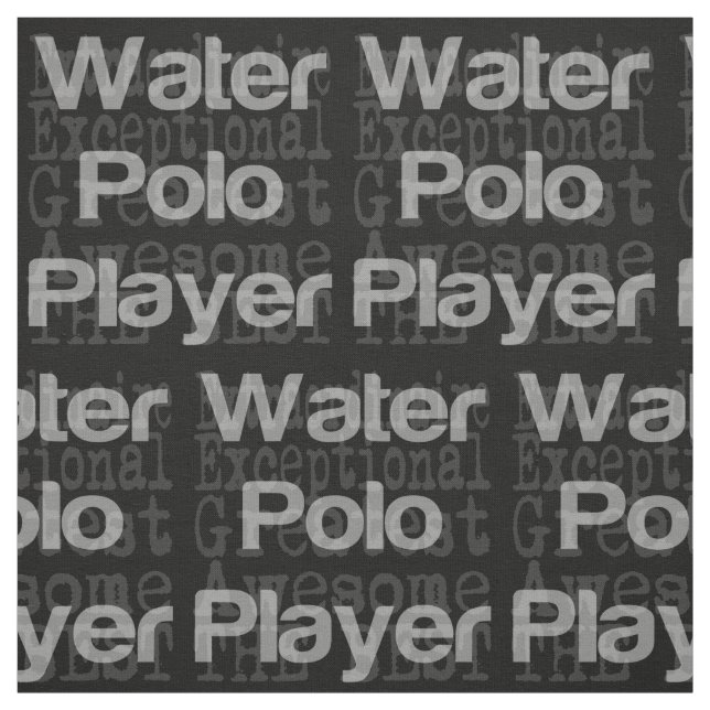 Tissu Water Polo Player Extraordinaire (Échantillon)