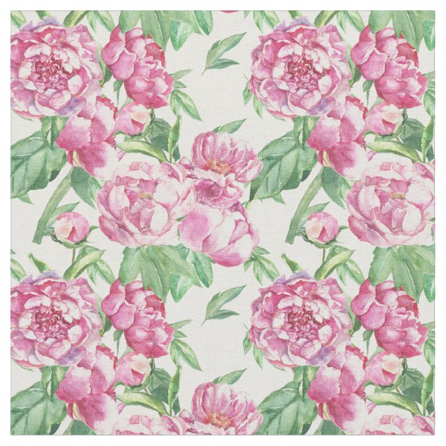 Tissu Watercolor peony (Fermer)