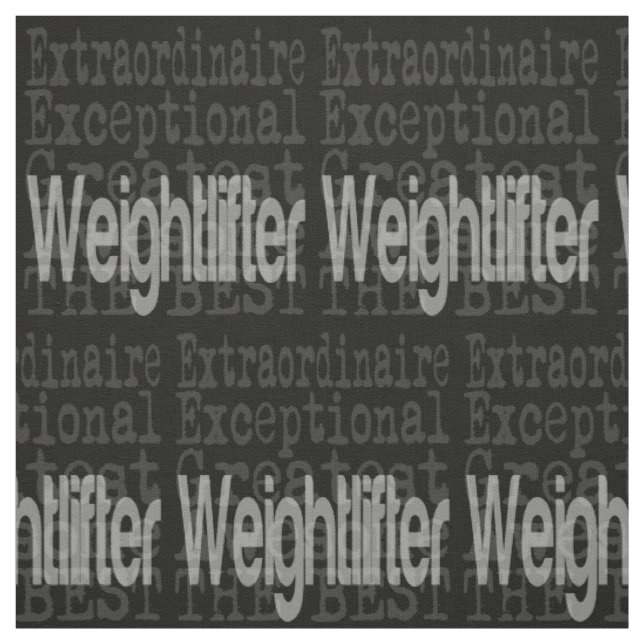 Tissu Weightlifter Extraordinaire (Échantillon)
