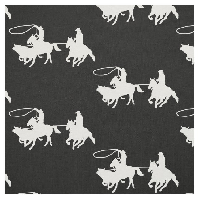 Tissu Western Rodeo Cowboy (Échantillon)