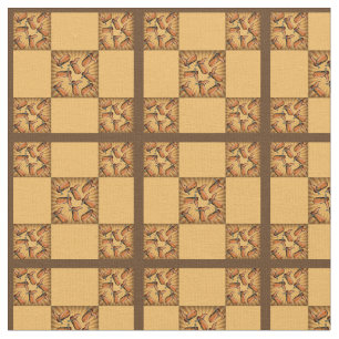 Tissu Western Rodeo Cowboy Boots Block Motif