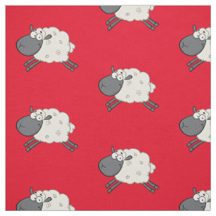 Tissu Western Rodeo Mutton Bustin Sheep Imprimer