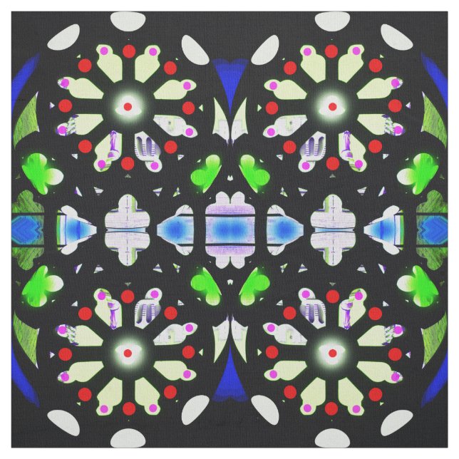 Tissu Wheels of fortune (Échantillon)