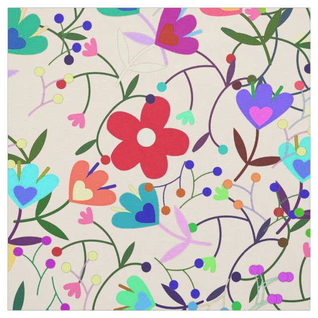 Tissu Whimsy en floraison (Échantillon)