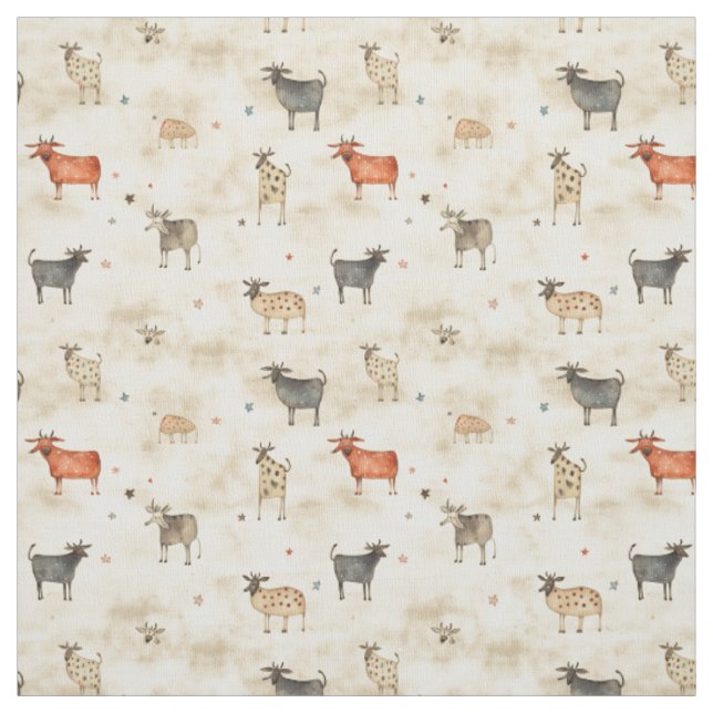 Tissu Whimsy moo-tiful : Whimsy Cow (Échantillon)