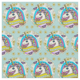 Tissu Whimsy Unicorn Fabric