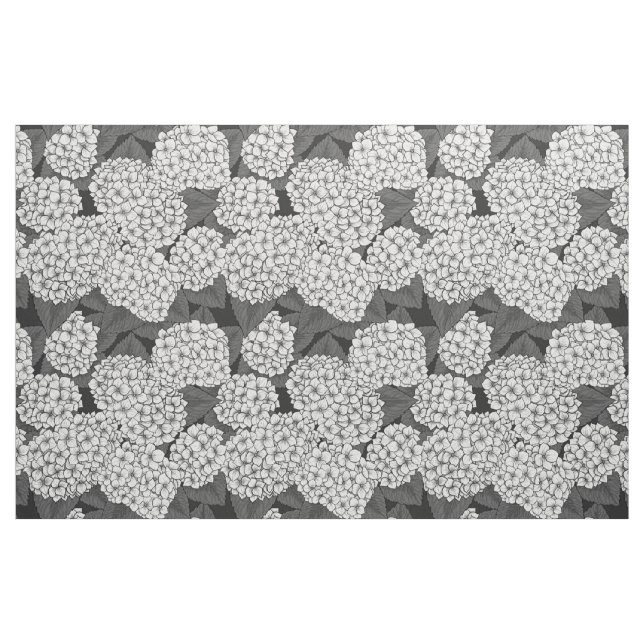 Tissu White hydrangea (Fat Quarter)