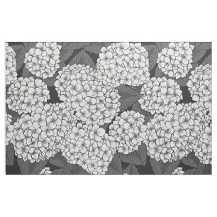 Tissu White hydrangea
