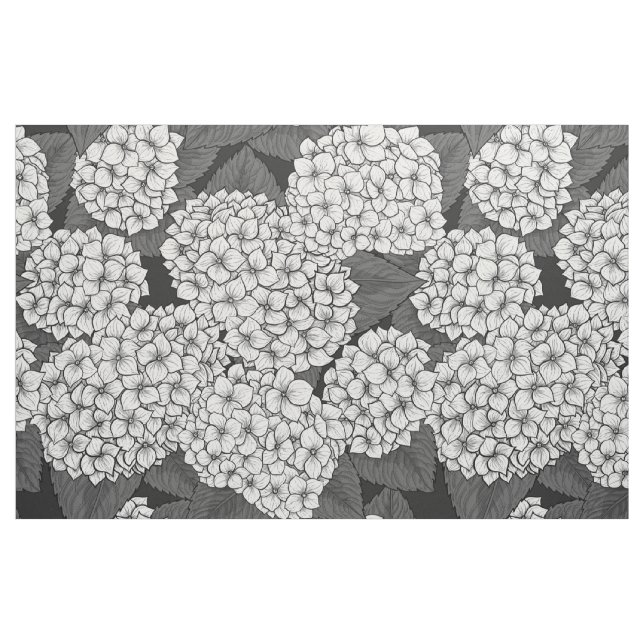 Tissu White hydrangea (Fat Quarter)