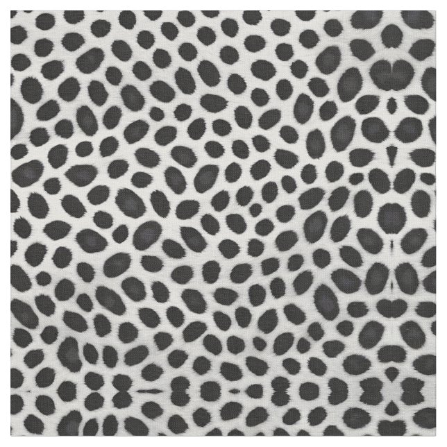 Tissu White Leopard Elegant Moderne Collection Luxe (Fermer)