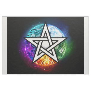 Tissu Wiccan pentagram
