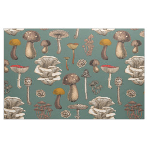 Tissu Wild Mushrooms