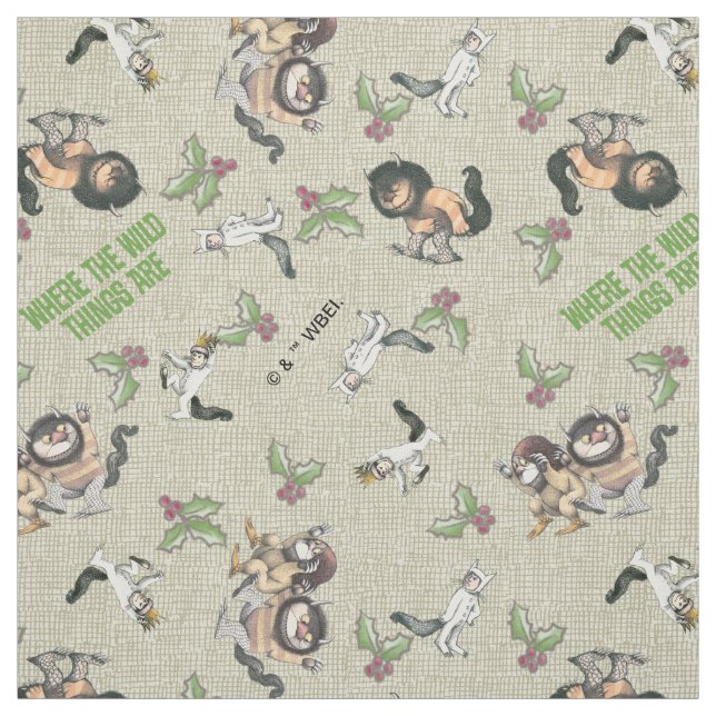 Tissu Wild Rumpus Motif de vacances (Échantillon)