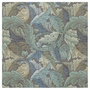 Tissu William Morris Acanthus Sage Fleur Floral Botaniqu