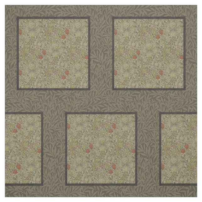 Tissu William Morris Floral Lys willow art design (Échantillon)