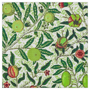 Tissu William Morris Fruits exotiques, Lime Green