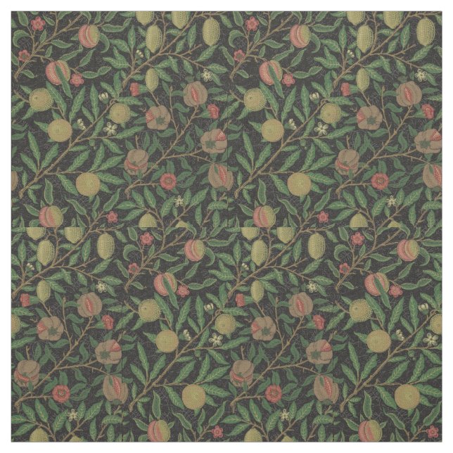Tissu William Morris grenade classique fruits (Échantillon)