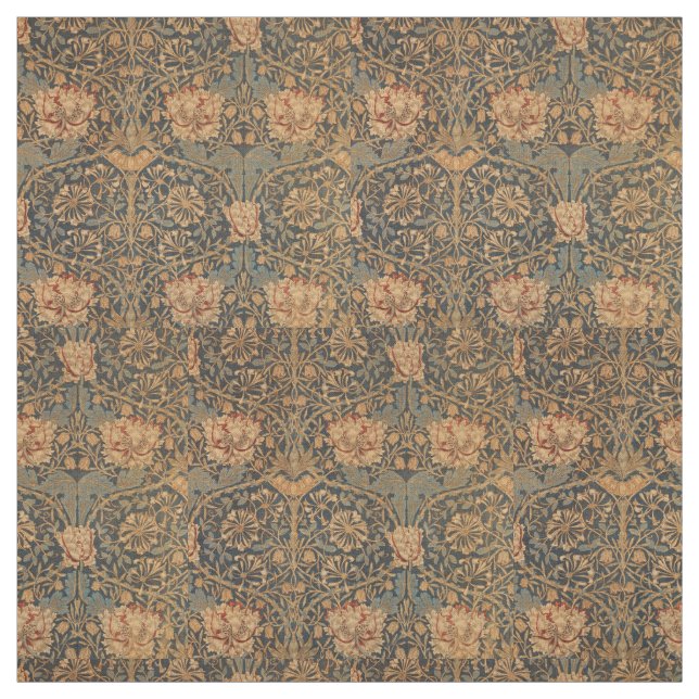 Tissu William Morris Honeysuckle Rich Wallpaper (Échantillon)