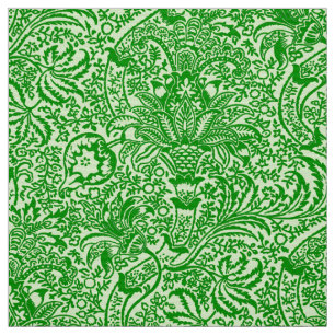 Tissu William Morris Indian, Lime et Kiwi Green
