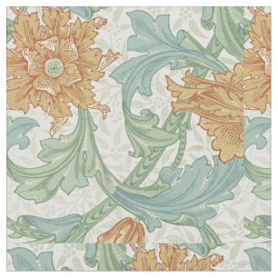 Tissu William Morris modèle floral à tige unique
